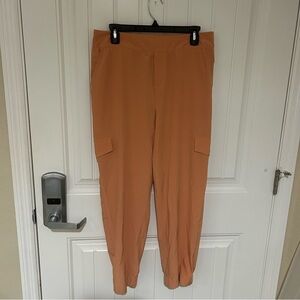 Soft Surroundings Peach Go Lively Cargo Ankle Jogger Pants Size Medium